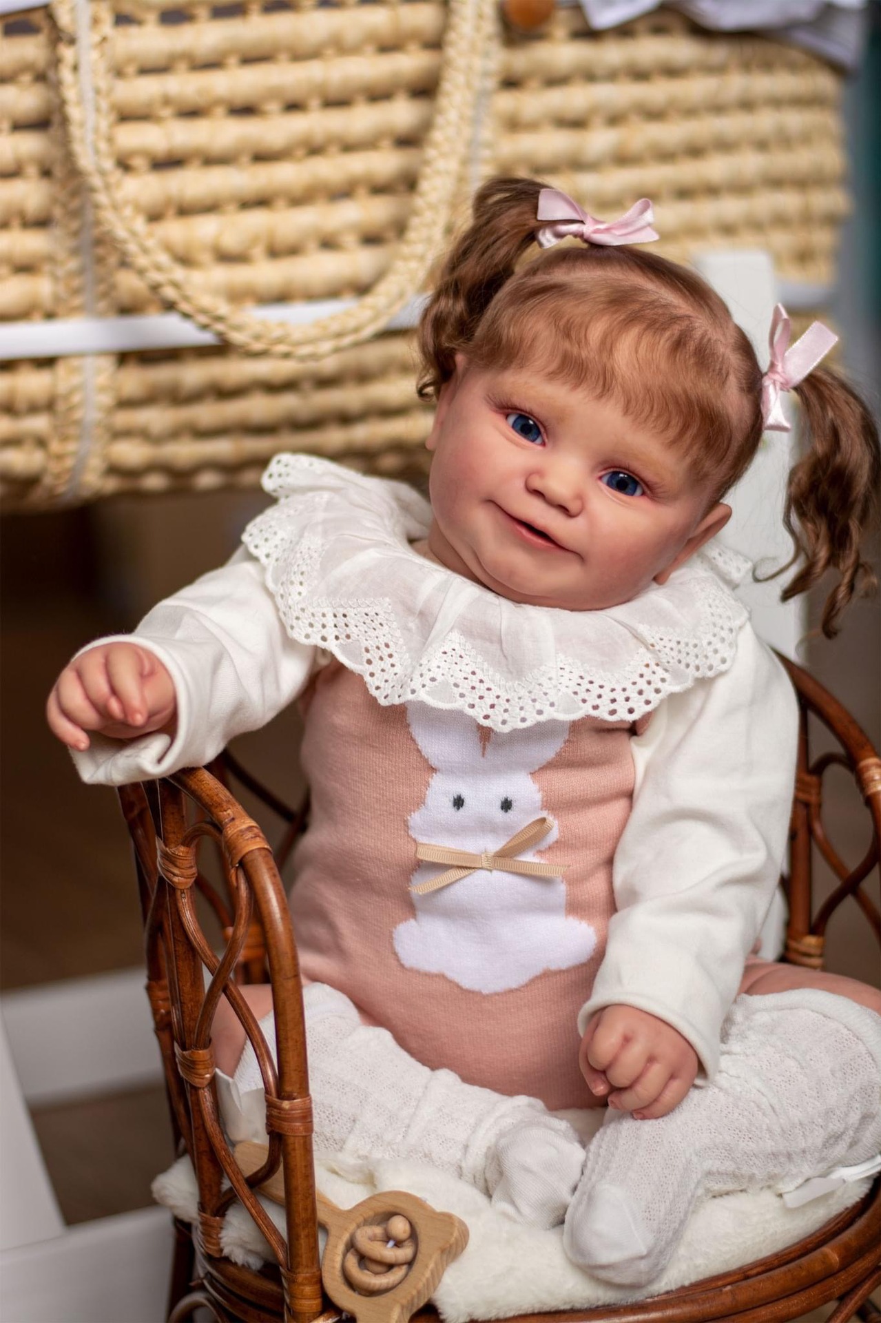 Reborn Baby Doll Silicone Realistic - Кукла-реборн 60 см для девочек, с