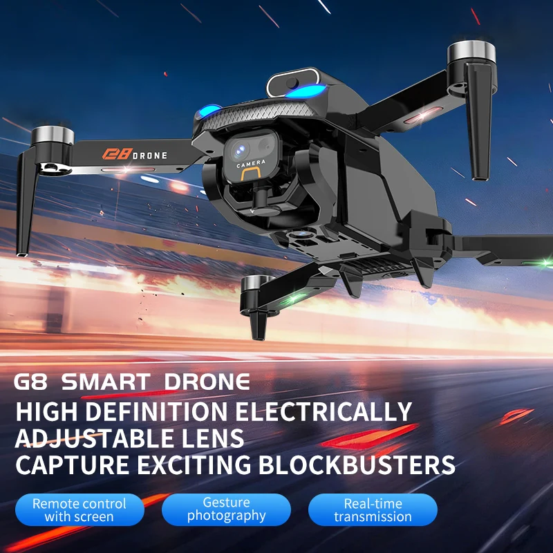 Оригинальный складной дрон G8  – обзор и цена Fpv Brushless Rc Drone 4K
