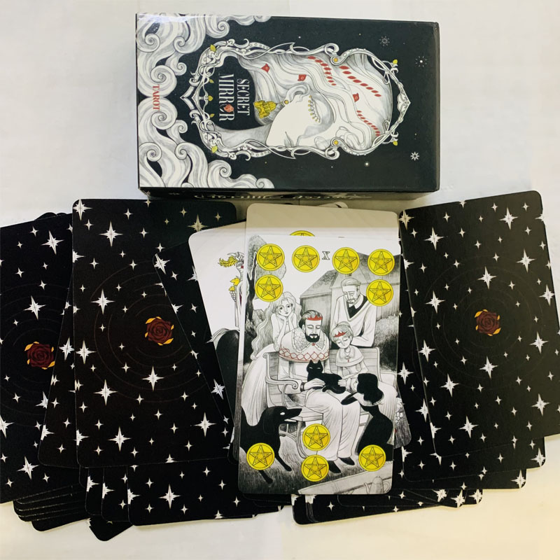 Секретные зеркальные карты Тар – обзор и цена Tarot Cards Deck With Guidebook