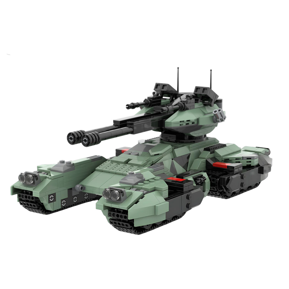 Конструктор MOC UNSC Grizzly T – обзор и цена Lego Compatible Military Tank