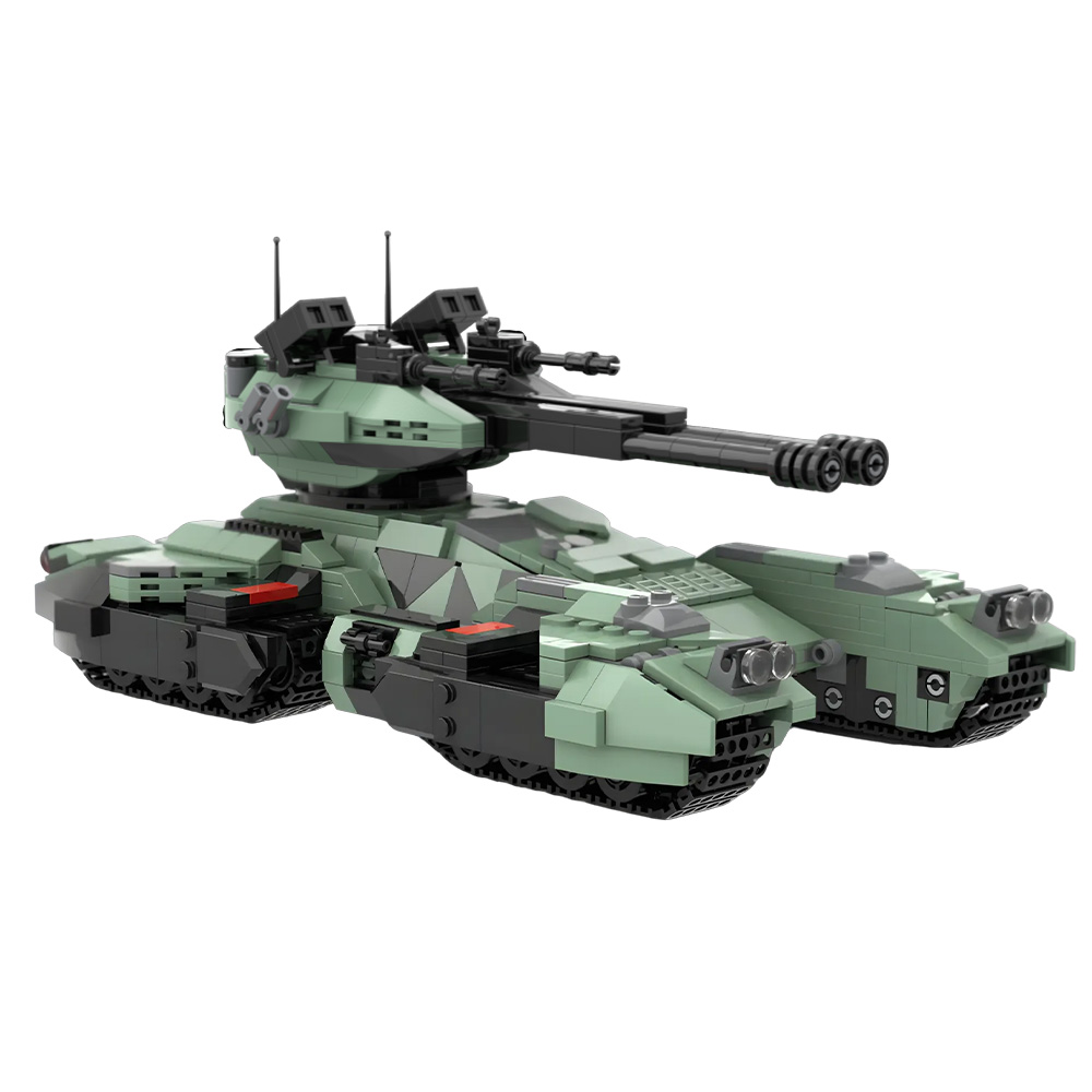 Конструктор MOC UNSC Grizzly T – обзор и цена Lego Compatible Military Tank