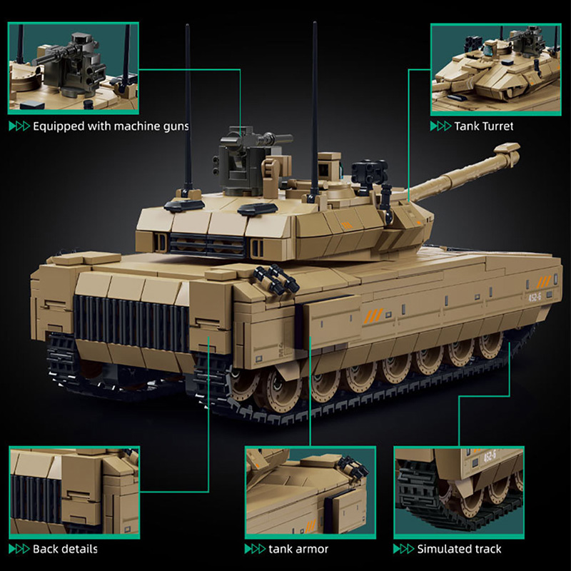 Военный конструктор из 924 дет – обзор и цена Lego Compatible Military Tank