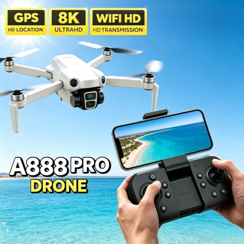 Оригинальный дрон A888 GPS FPV – обзор и цена Fpv Brushless Rc Drone 4K